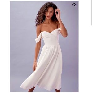 White Reformation Dress